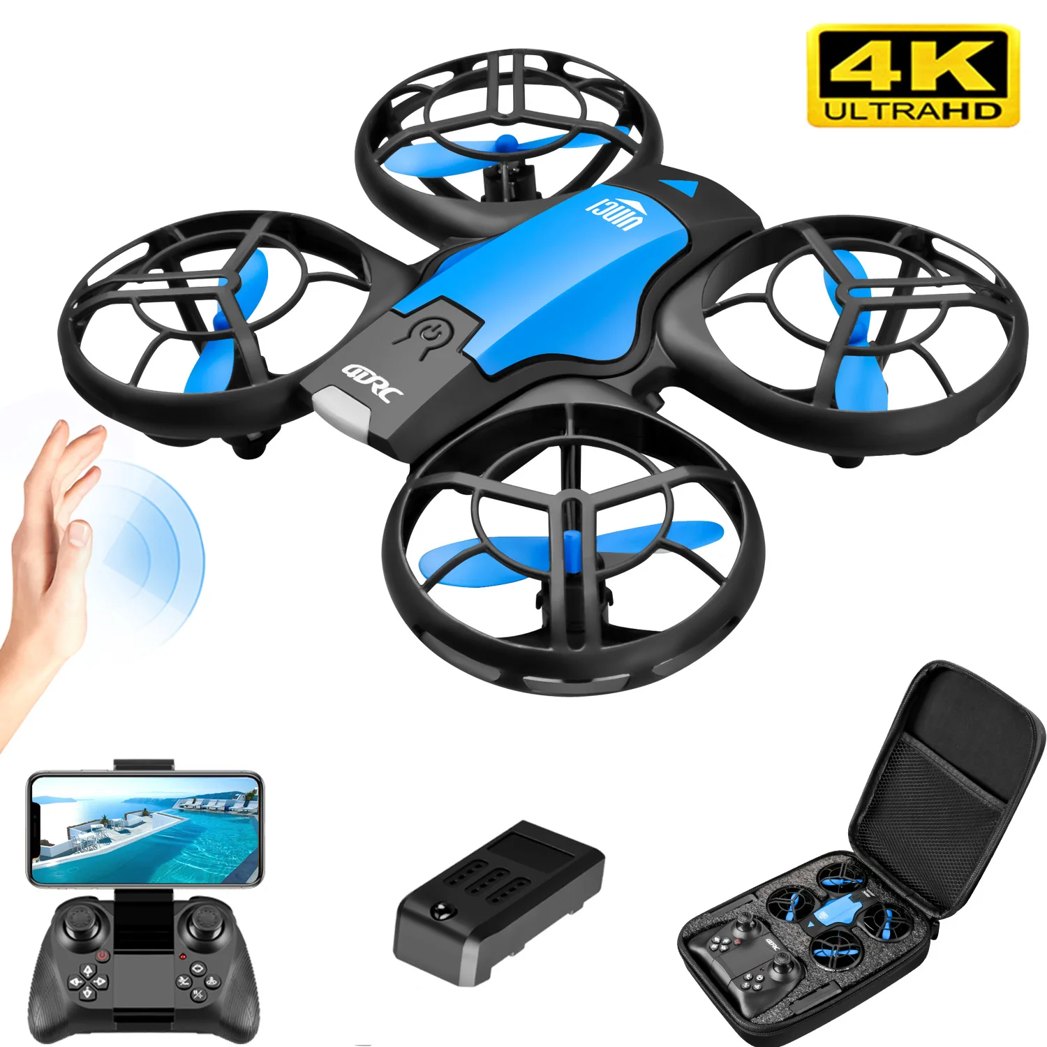 V8 New Mini Drone 4K Professio - Drone Ae Rc recension och pris