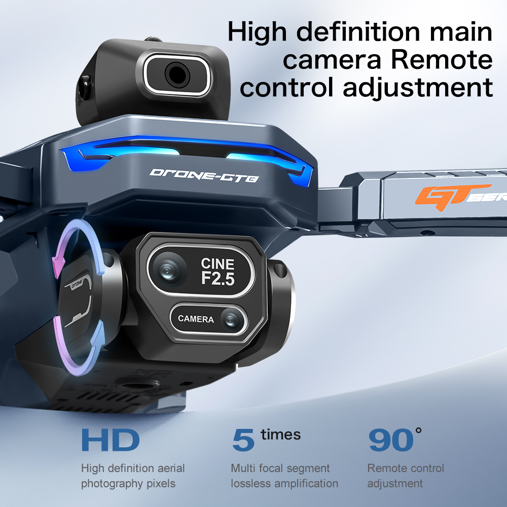 GT8 Foldable GPS RC Drone 8K H - Drone Ae Rc recension och pris