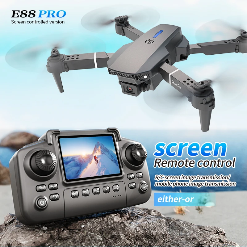 Professional E88 PRO Drone wit - Drone E88 Rc Quadcopter recension och pris