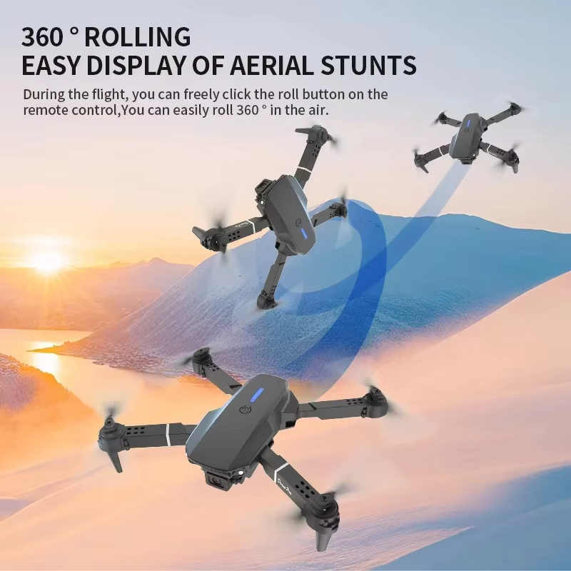 Hot Sell E88 Mini RC Drone 8K  - Drone E88 Rc Quadcopter recension och pris