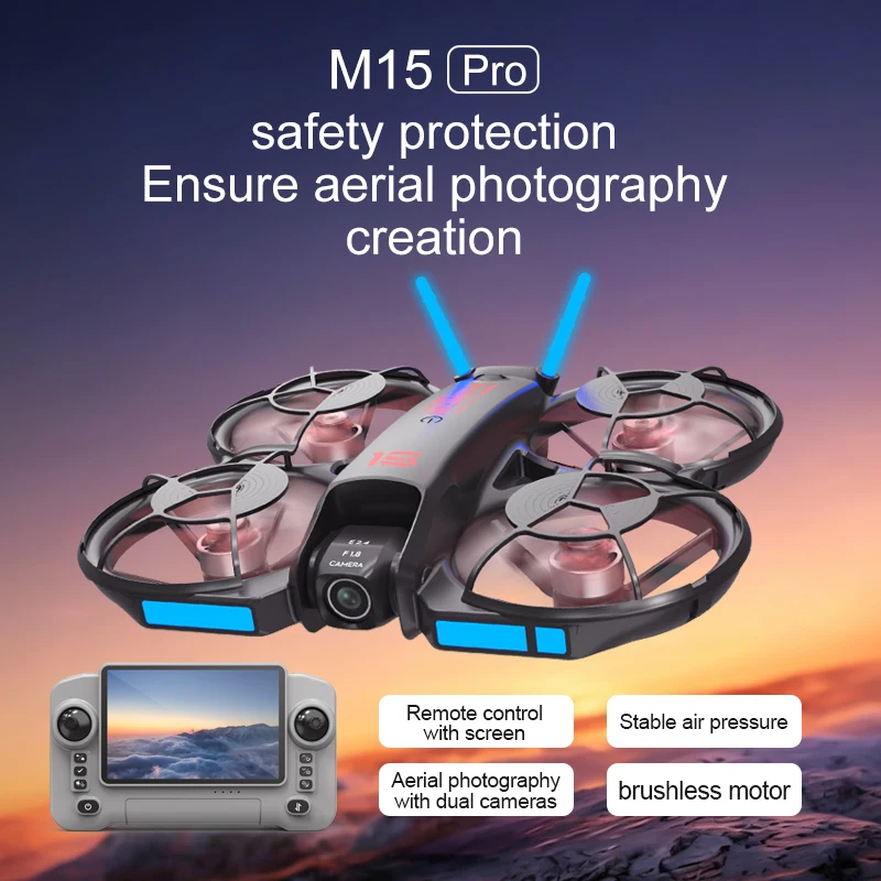 2026 New M15 FPV Drone with Sc - Drone Ae Rc recension och pris