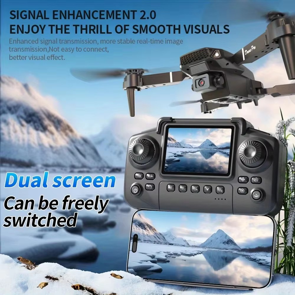 2026 New E88 Drone 4K Dual-Cam - Drone E88 Rc Quadcopter recension och pris