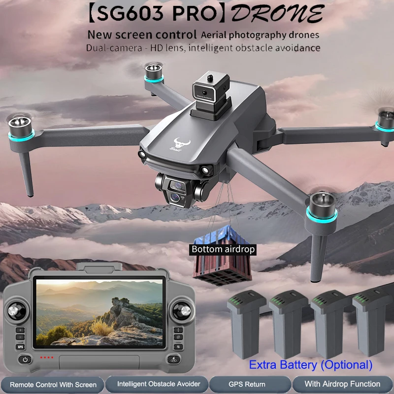 SG603 PRO Drone with Large Scr - Jjrc Drone X12 recension och pris