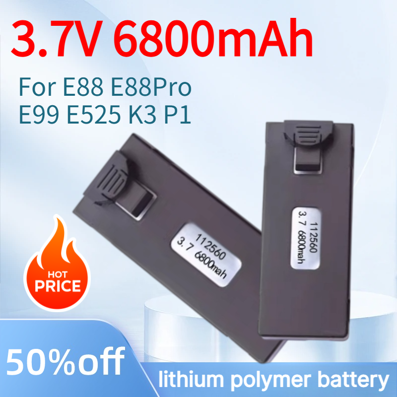 For E88 3.7V 6800mAh Lipo Rech - Drone E88 Rc Quadcopter recension och pris