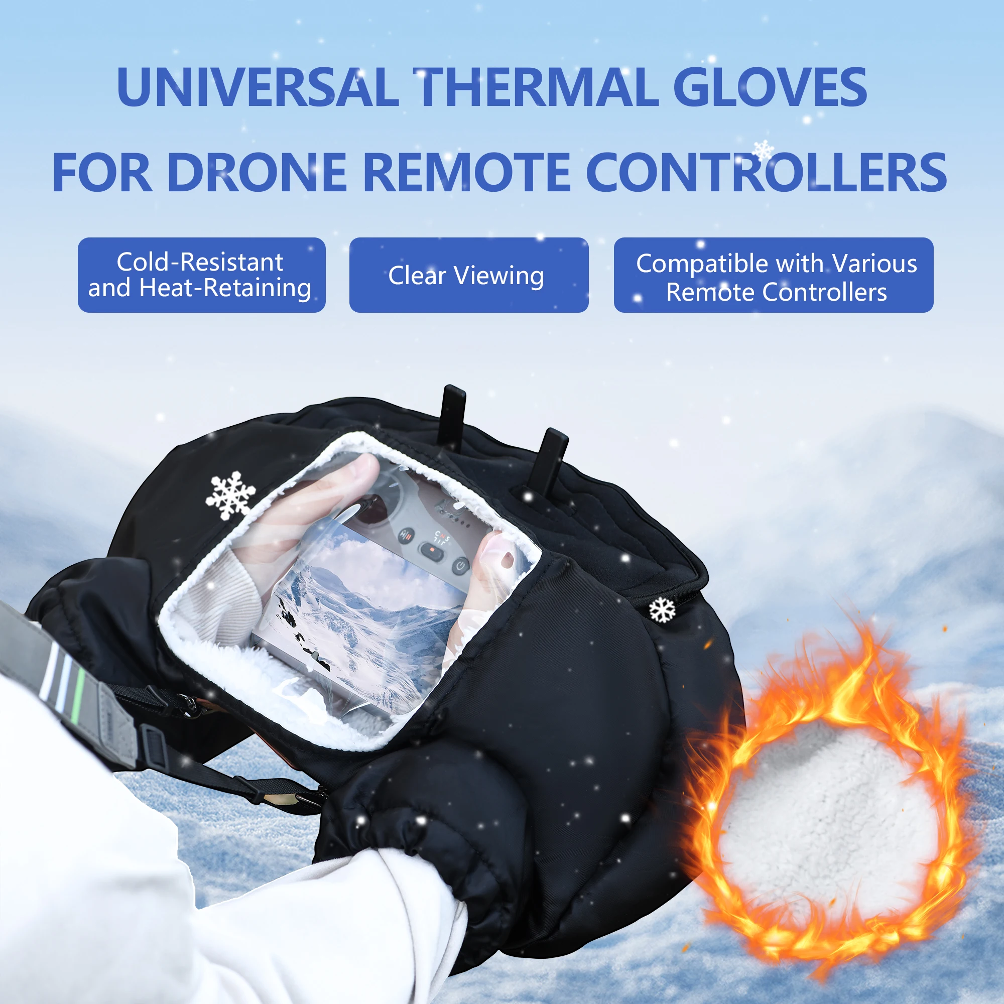Winter Warm Gloves Drone Fligh - Drone Dji Rc Pro recension och pris